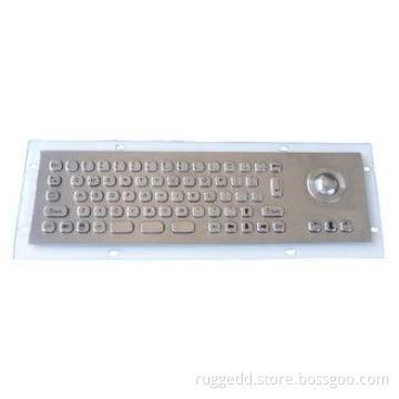 Water resistant PS2 , USB  Industrial Keyboard With Trackba